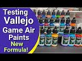 Testing Vallejo Game Air Paints - All New Formula