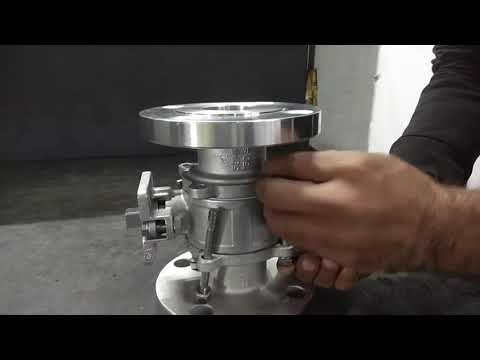 Pneumatic 3 Pc Design Floating Ball Valve