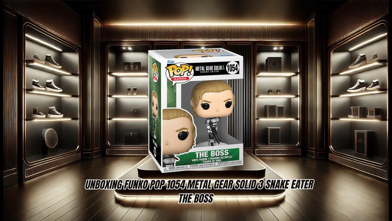 Unboxing Funko Pop 1054 Metal Gear Solid 3 Snake Eater The Boss