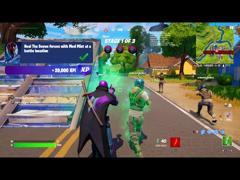Fortnite - Heal The Seven Forces With Med Mist At A Battle Location (WEEK 5 Challenges)