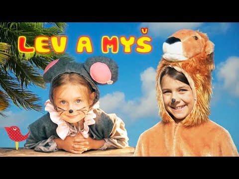 Bájka Lev a myš - Rozprávky Líšky a Vlka
