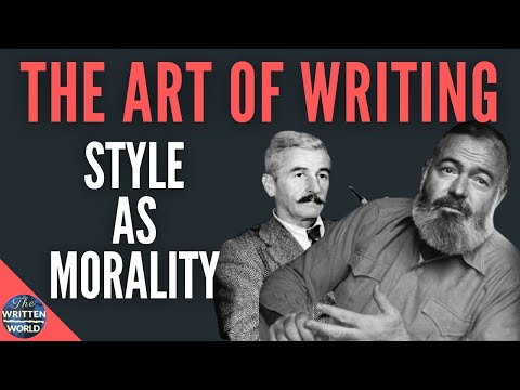 HOW TO WRITE A GREAT SENTENCE | The Art of Writing | Hemingway | Faulkner | Amis | Provost
