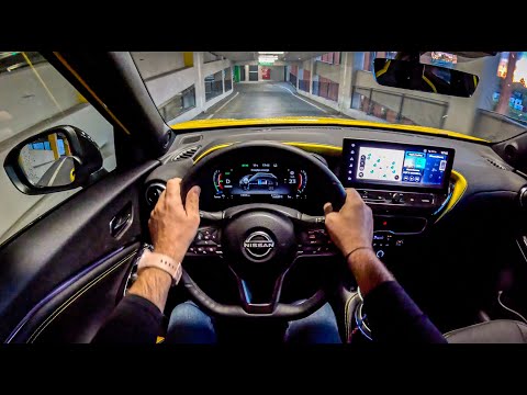 2025 Nissan Juke N-Design Night (1.6 Hybrid 143 hp) | POV Test Drive #2282 Joe Black