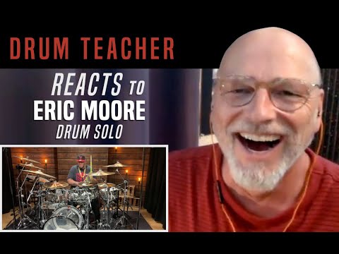 Drum Teacher Reacts to Eric Moore - Drum Solo