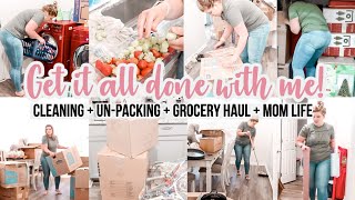 CLEAN WITH ME IN THE NEW HOUSE | CLEANING MOTIVATION | GET IT ALL DONE WITH ME HAPPY HOMEMAKING