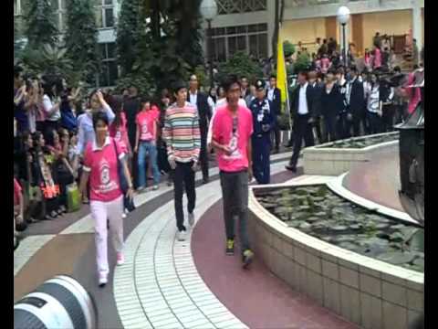 110205 Super Junior YS,DH,HJ,SD,HC,LT,RW at Siriraj Hospital [Thailand]