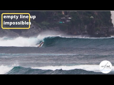 101 Almost empty line up , Impossibles | Bali surf | surfind