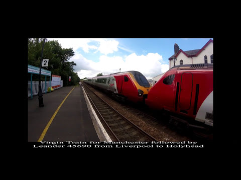 Coast Express 45690 Leander, Llanfairpwllgwyngyllgogerychwyrndrobwyllllantysiliogogogoch 23/7/17