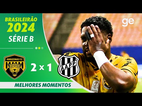 Gols e lances de Amazonas x Ponte Preta