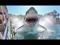 FULL POV Jaws Shark Attack On The World Famous Studio Tour Universal Studios Hollywood 2026