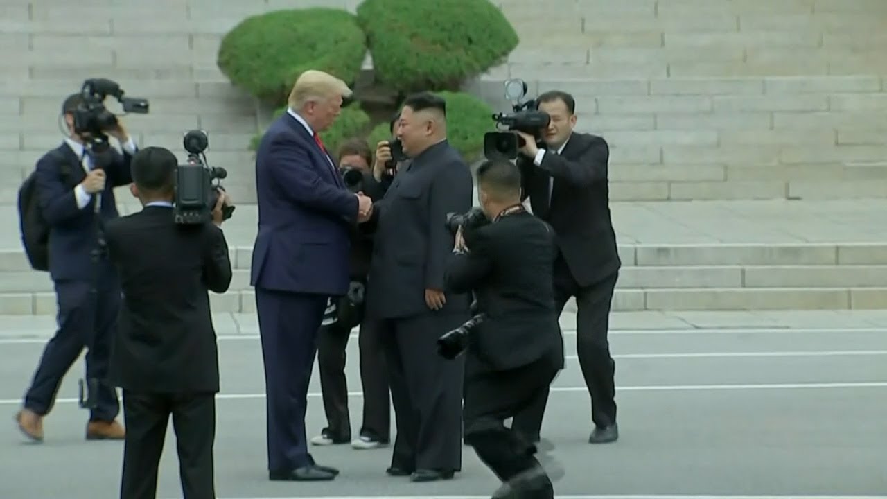 Trump se torna o 1º presidente dos EUA a pisar na Coreia do Norte