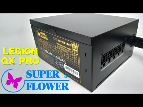 Super Flower LEGION GX PRO 750W 80+ Gold Semi Modular Power Supply - Unboxing+Installation