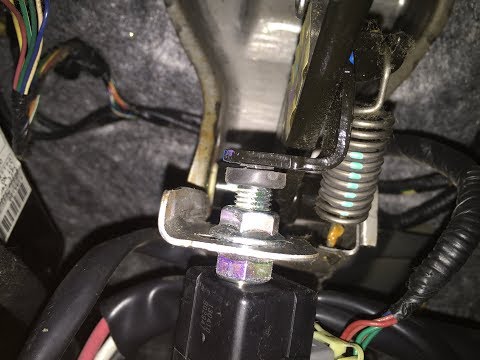 Brake pedal switch plunger pad replacement