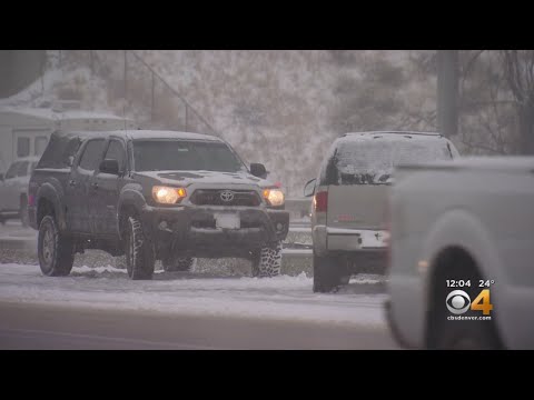 Dangerous Conditions On Denver Metro Area Roads Due To Snow
