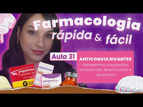 Anticonvulsivantes III: Gabapentina, pregabalina, entre outros| Aula 31 | Farmacologia do SNC rápida