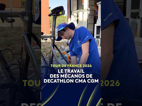 🧰 Que font les mécaniciens après une étape du Tour ? #shorts