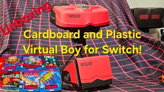 Comparing the VirtualBoy Accessories for the Nintendo Switch. First Look! 
