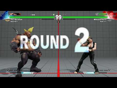 UMGGaming.com Online SFV Tournament - GoroFam (Birdie) vs MikeandIke (Laura) Pt 1/2[720P60FPS]