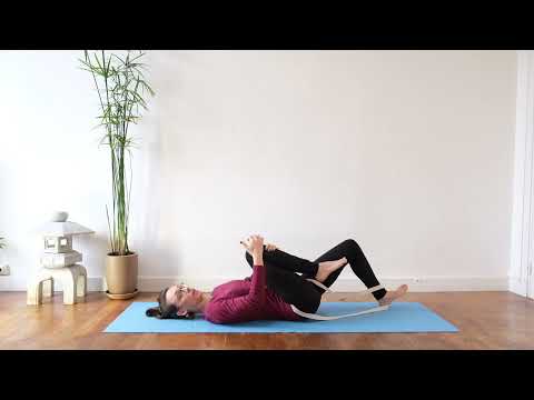 TUTOS YOGA IYENGAR avec Nathalie - Dégager les aines externe avec une sangle