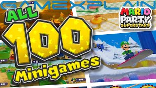 All 100 Minigames in Mario Party Superstars - Gameplay! (Japanese Website Compilation)
