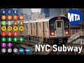 4K New York City Subway All The Lines V2