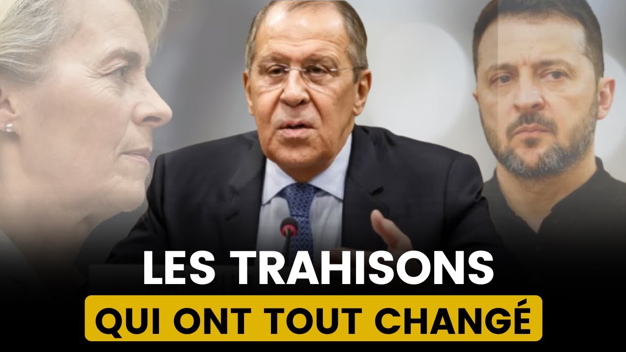 LAVROV DÉVOILE LES TRAHISONS QUI ONT CHANGÉ LE CONFLIT UKRAINIEN