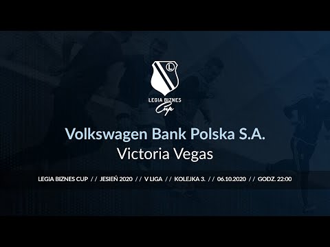 Skrót spotkania Volkswagen Bank Polska S.A. - Victoria Vegas ( Legia Biznes Cup Jesień 2020 )