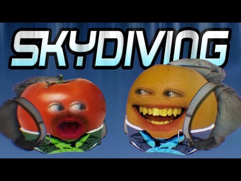 惱人的橙子--跳傘! (Annoying Orange - SKYDIVING!)