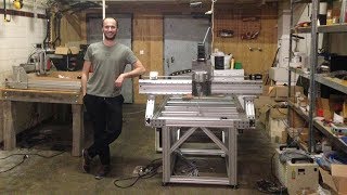 My DIY CNC Router build with ATC and Vacuum Table