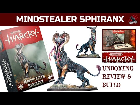 WARCRY MINDSTEALER SPHIRANX UNBOXING REVIEW - WITH BUILD - How Big Is This Warhammer Miniature?