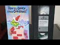 Opening To Dr Suses How The Grinch Stole Christmas Original 1996 VHS