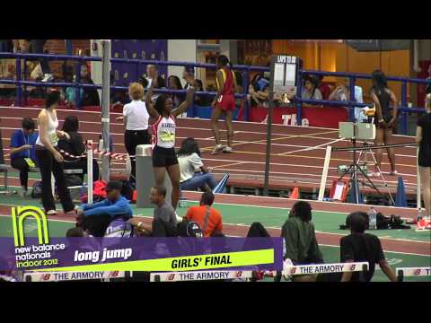 Girls 200m Heat 3 - New Balance Indoor Nationals 2012