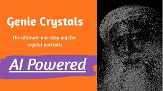 GENIE CRYSTALS - AI Powered Crystal Portrait Template Generator | Rhinestone Portrait Template