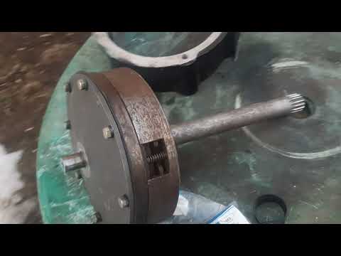 ремонт блокировки и тормозов на тракторе МТЗ-82, работа блокировки, часть 14