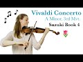 Vivaldi Concerto in A Minor, 3rd Movement - Suzuki Book 4