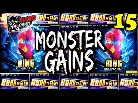 WWE SUPERCARD S4 #15 – INSANE RTG GAINS – MONSTER TURN UP – GOOKER RTG