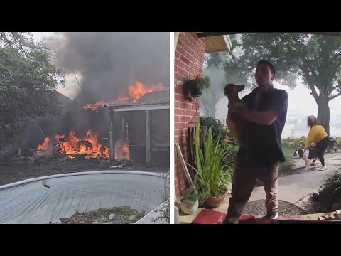 Teen Saves Neighbor’s Dog From House Fire