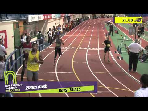 Boys 200m Heat 4 - New Balance Indoor Nationals 2012