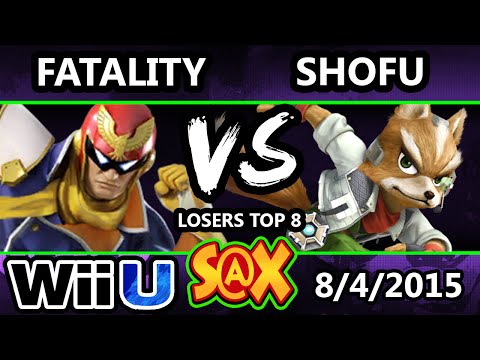S@X 109 - SWS | Fatality (Captain Falcon) Vs. Shofu (Fox) SSB4 Losers Top 8 - Smash Wii U - Smash 4