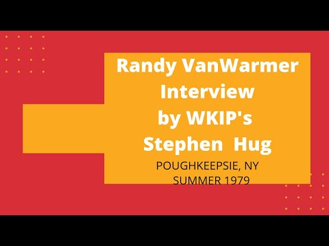 Randy VanWarmer Interview. "Just When I Needed You Most."