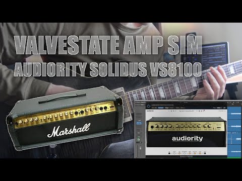 Marshall Valvestate Amp Sim (Audiority Solidus VS8100) - Hard Rock Demo & Mix Breakdown
