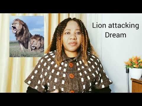 lion attacking you in your dream, what does it mean spiritually #god #prayer
