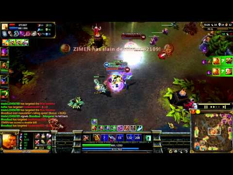 Xin Zhao Quadra Kill bY ZIMEN [HD]