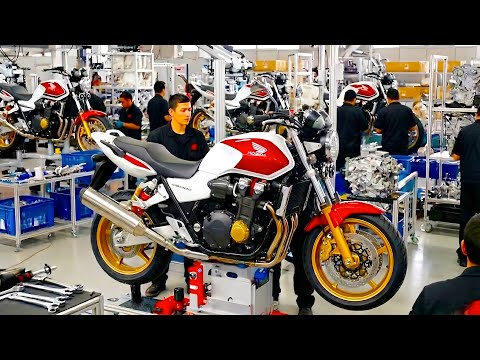Thumbnail for Inside Honda CB1300 Factory: From Raw Metal to a Legendary Motorcycle by Motorcycle, Car, Van, Honda 1300, Honda Legend