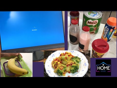 Pakistani Mom Lunch Routine For Kids | Milk Ideas For Kids | Unboxing Desk top Video