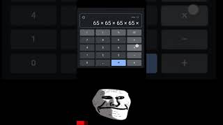 value of infinity founded || #shorts #trollface #infinity