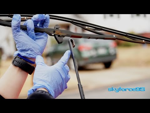 How to Replace Car Windshield Wiper Blades (J Hook style)