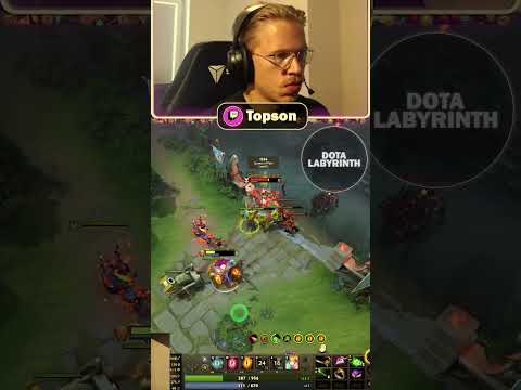 This QOP Tried to Outplay Topson... No way in Dota 2 #dota2 #gaming #outplay