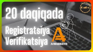 ⚫️ Amarkets Brokerida Registratsiya va Verifikatsiya Qilishni Osson Yo'li - #dad