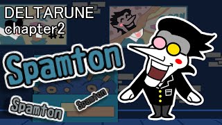 【DELTARUNE】Paper Spamton fight スパムトン戦【ペーパーマリオ風】